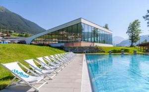 Πισίνα στο ή κοντά στο Bergmoment Stubai
