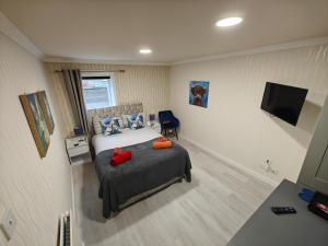 TV a/nebo společenská místnost v ubytování The Jays Guest House