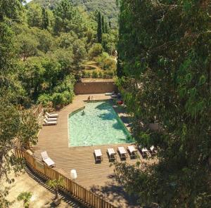 Πισίνα στο ή κοντά στο Chalet 3 étoiles - Parc aquatique - ccbcbfb