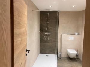 Koupelna v ubytování Apartment Alpenhof Huber + 50 fotografií