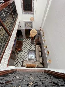 Posezení v ubytování Dar Bab Boujloud Fez