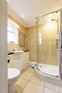 Et badeværelse på Y Beudy