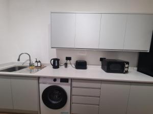 Η κουζίνα ή μικρή κουζίνα στο Stylish modern 2 bedroom apartment +2 φωτογραφίες