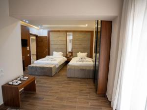 Ένα ή περισσότερα κρεβάτια σε δωμάτιο στο La tuya pyramids view