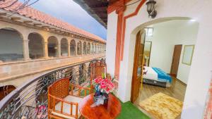 Balkón nebo terasa v ubytování Casona MICA'S HOUSE