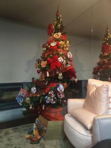 Posezení v ubytování Luxury 3 Bedroom Penthouse With Private Garage