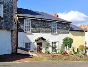 Bygningen som feriehuset ligger i