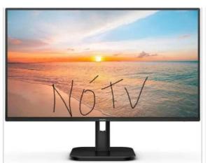 a computer monitor with the word no written on it at By Domy 2 Grottaglie in Grottaglie