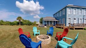 Bygningen som feriehuset ligger i