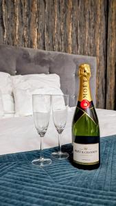 Nápoje v ubytování Szampan i Truskawka