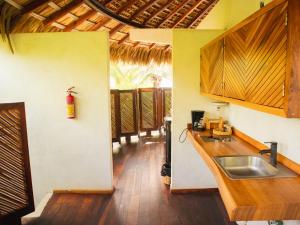 Kuchyň nebo kuchyňský kout v ubytování Aldea Mizúl - Beach Front - Adults Only