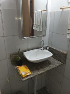 Koupelna v ubytování Aconxeguinho