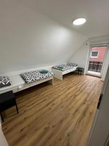 Postel nebo postele na pokoji v ubytování Monteurswohnung Mesum