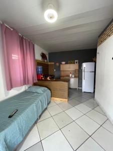 Kuchyň nebo kuchyňský kout v ubytování Chalé borboleta