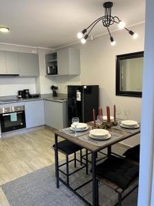 Kuchyň nebo kuchyňský kout v ubytování Condominio Beauchef 1916 + 147 fotografií