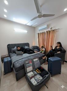 Posezení v ubytování The Guest House Islamabad G-13