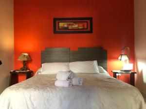 Ένα ή περισσότερα κρεβάτια σε δωμάτιο στο Kallpa