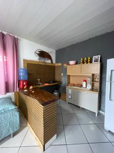 Kuchyň nebo kuchyňský kout v ubytování Chalé borboleta