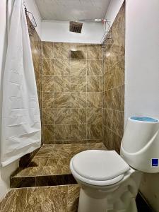 Ένα μπάνιο στο Casa Rodadero