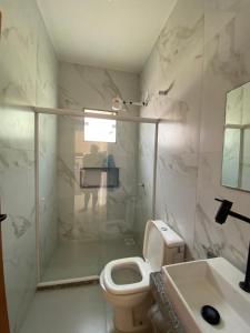 Et badeværelse på Casa da Nataliana