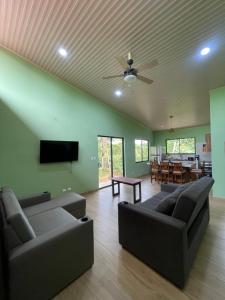 Χώρος καθιστικού στο Casa Ema