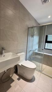 Koupelna v ubytování Donghai Cottage Backpack Inn Suite