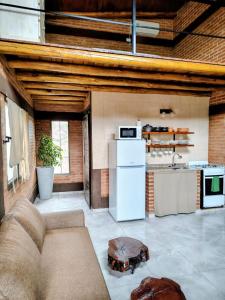 Køkken eller tekøkken på Kuntur Casas de Campo