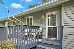 Bygningen som feriehuset ligger i