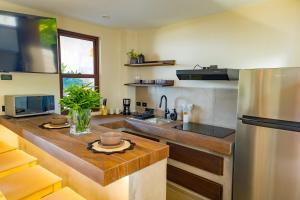 Nhà bếp/bếp nhỏ tại 2Surf Sunzal