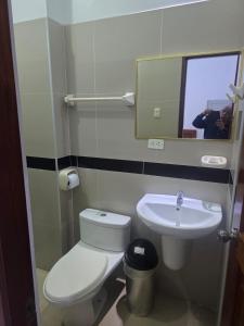 Ένα μπάνιο στο Hospedaje Paraíso