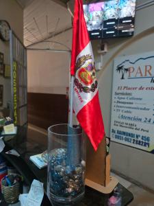 Μια τηλεόραση ή/και κέντρο ψυχαγωγίας στο Hospedaje Paraíso