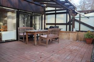 Αίθριο ή υπαίθριος χώρος στο Ferienwohnung Monteurs Wohnung am Teutoburger Wald