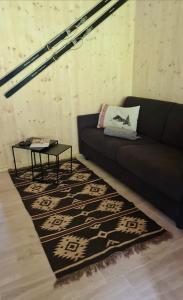 Khu vực ghế ngồi tại Apartment Klausbrücke