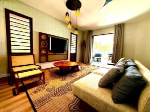 Un lugar para sentarse en Hôtel WADRA BAY