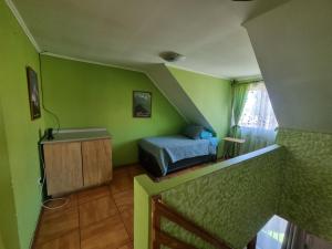 Postel nebo postele na pokoji v ubytování Casa villa bicentenario