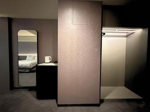 Kuchyň nebo kuchyňský kout v ubytování Hub Hotel Xintai