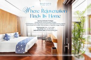 Кровать или кровати в номере Wafaifo Resort Hoi An