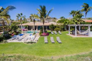 an aerial view of the backyard of a villa at Casa Piedra Blanca in San José del Cabo