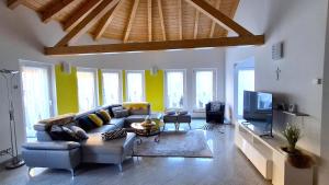 Posezení v ubytování Aquarell Apartments