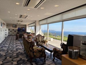 TV a/nebo společenská místnost v ubytování 天海の城