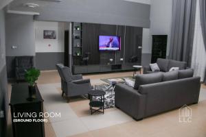 Posezení v ubytování llc APARTMENT