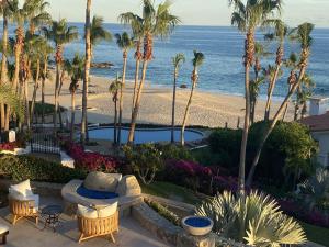 a view of the beach from the resort at Casa Sirena in San José del Cabo