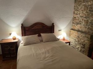 Giường trong phòng chung tại Cal correu Hort - Xida