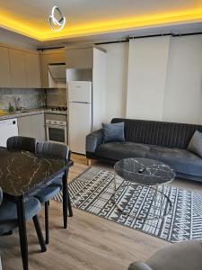 Køkken eller tekøkken på Yaşam Apart