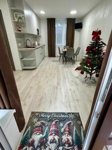 Η κουζίνα ή μικρή κουζίνα στο Зелений ретрит