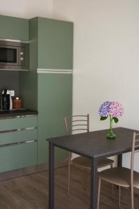 Kuchyň nebo kuchyňský kout v ubytování Sogno Alpino