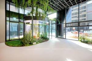 Κήπος έξω από το Union Hotel