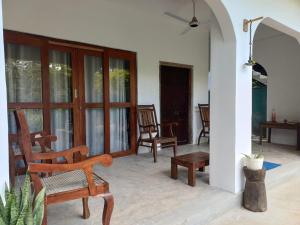 Χώρος καθιστικού στο villa Calm Haven