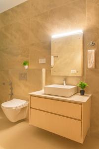 Koupelna v ubytování Homestay Horizon kasauli