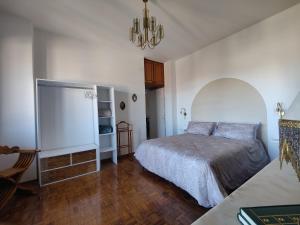 Ένα ή περισσότερα κρεβάτια σε δωμάτιο στο Casa vista Campobasso SmartCheck-In & Wifi Fibra